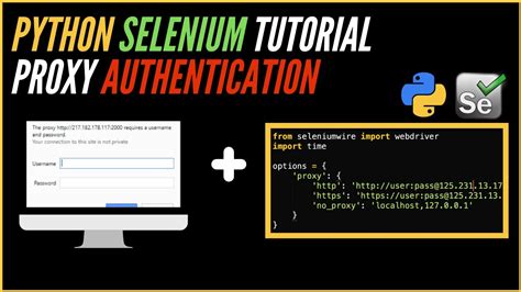 java file while executing your test script. . Selenium proxy with authentication